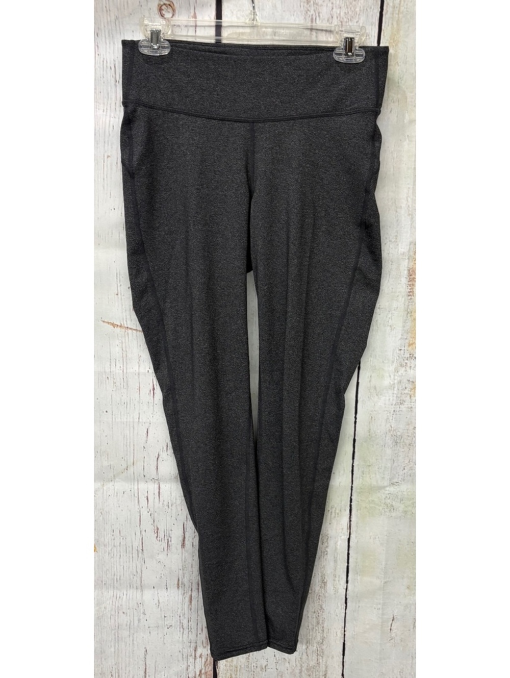GapFit gFast Heathered Gray Athletic Leggings Size Medium Regular MR
